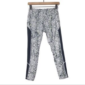 ZELLA Two Tone Printed Grey & Green Leggings Small Tall